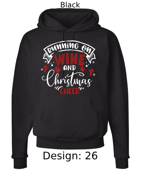 Unisex Christmas Funny Drinking Hoodie Sweatshirt | Custom Hoodie