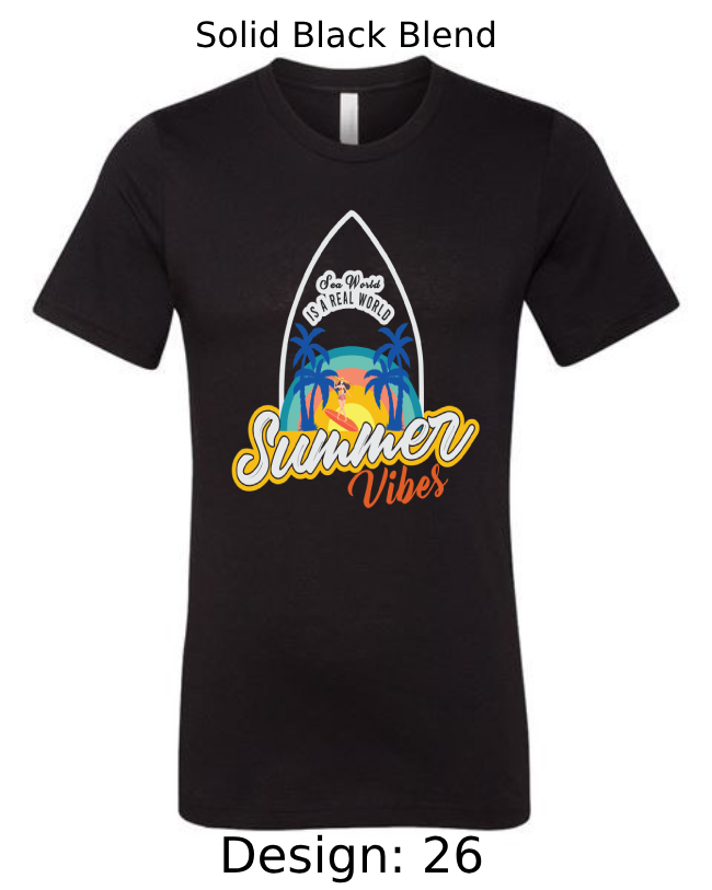 Shirts Men's Customized T-shirts | Summer, Surfing, & Sunshine Themed Tee