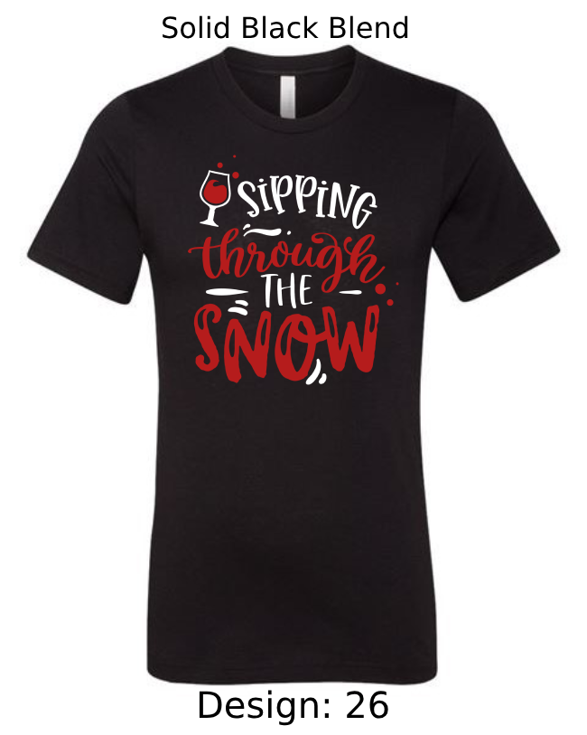 Shirts Men's Customized T-Shirts | Christmas Funny Drinking Themed Tee