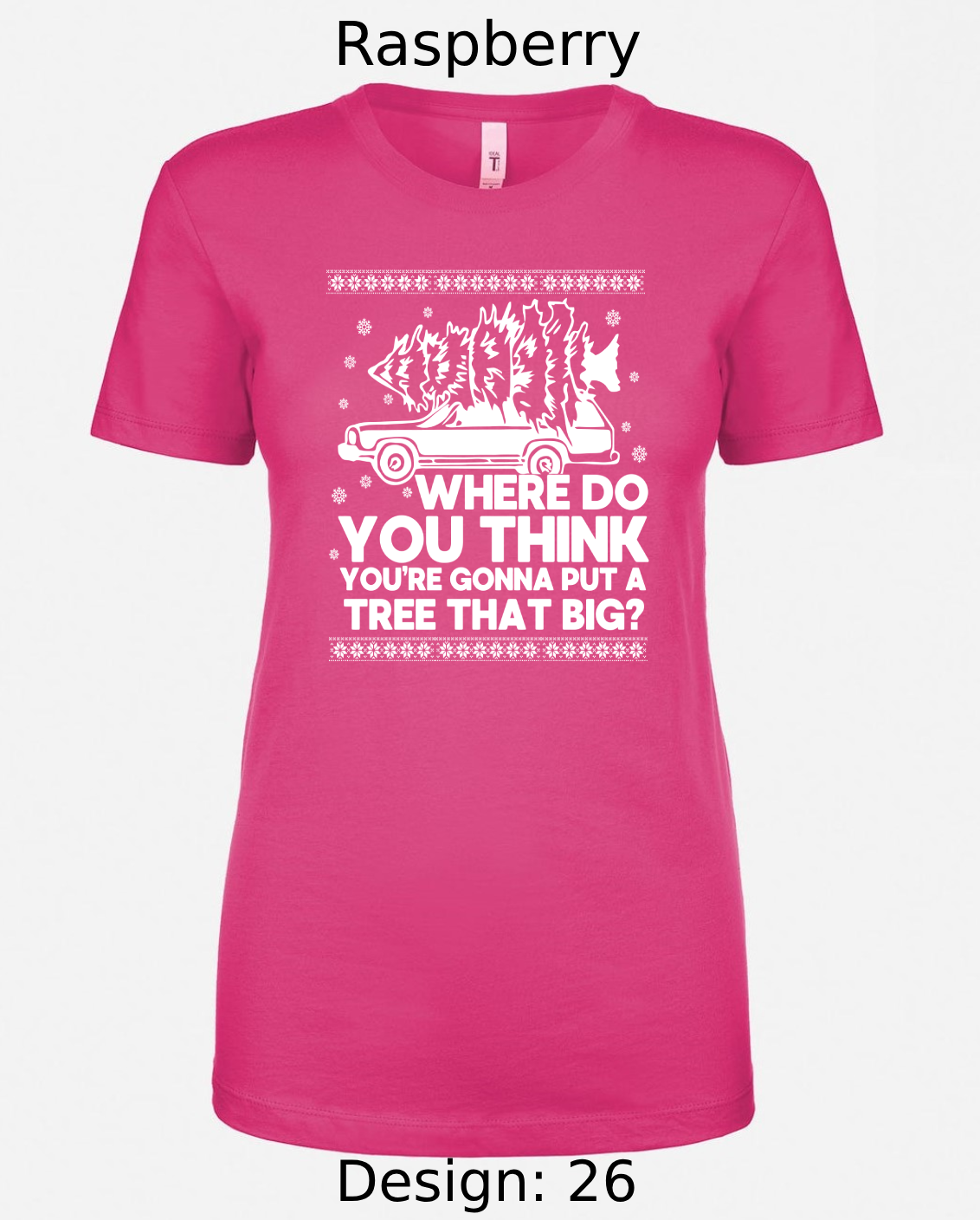 Shirts Women's Customized Tank Tops & Shirts | Christmas Vacation Themed Tee