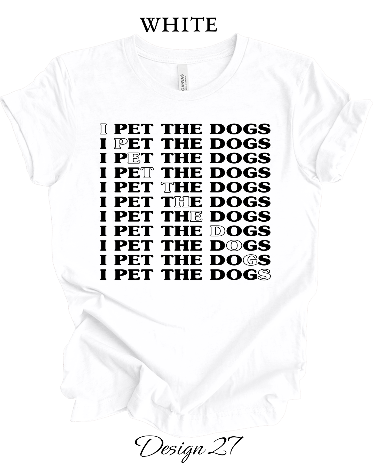 Custom Tee Unisex Crew Neck T-shirts | Dog Inspired Tee