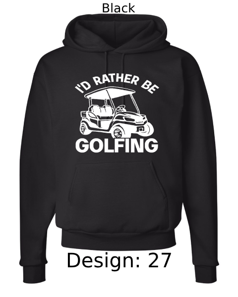 Unisex Golf Hoodie Sweatshirt | Custom Hoodie