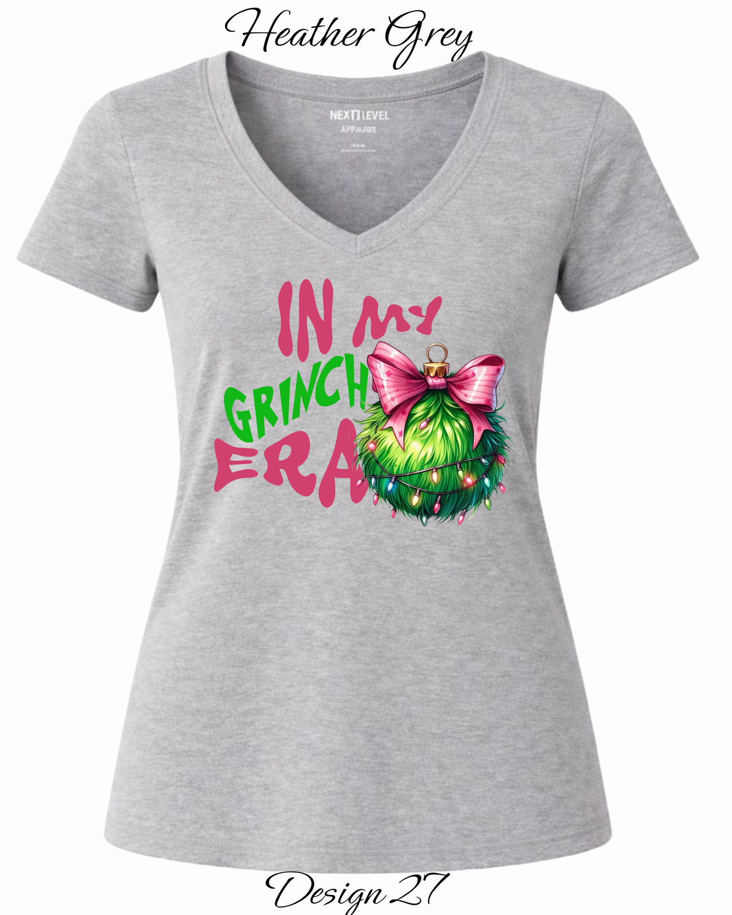 Custom Women's Tank Tops & Tees | Christmas Funny Grinch Inspired Tee