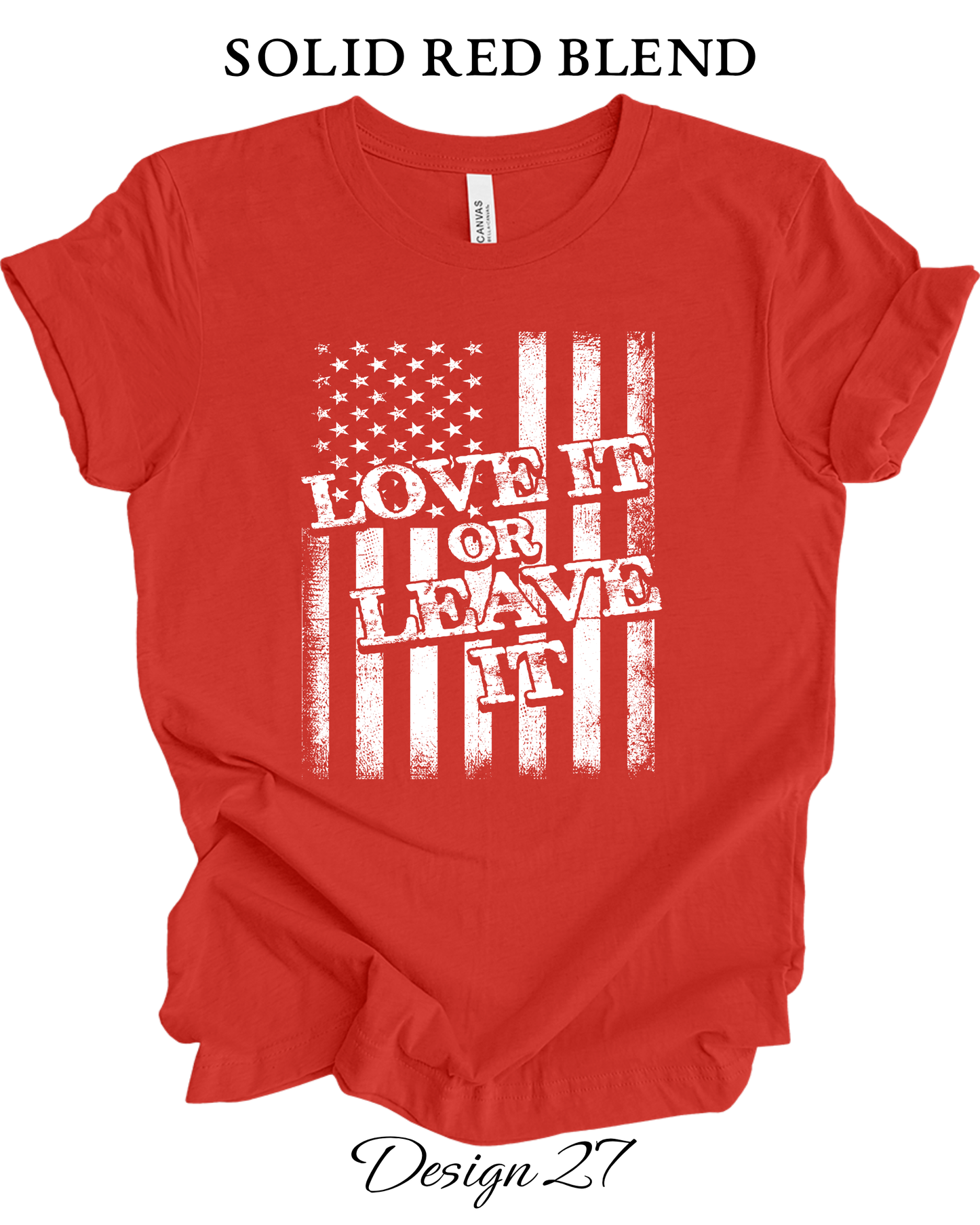Custom Tee Unisex Crew Neck T-shirts | Patriotic Inspired Tee