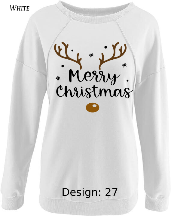 Sweatshirt Women's Christmas Funny & Cute Sweatshirt | Custom Sweatshirt