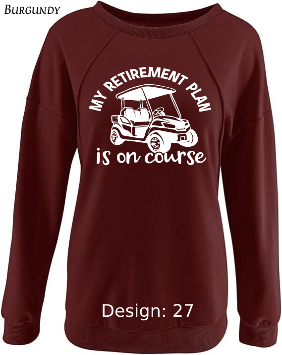 Sweatshirt Women's Golf Sweatshirt | Custom Sweatshirt