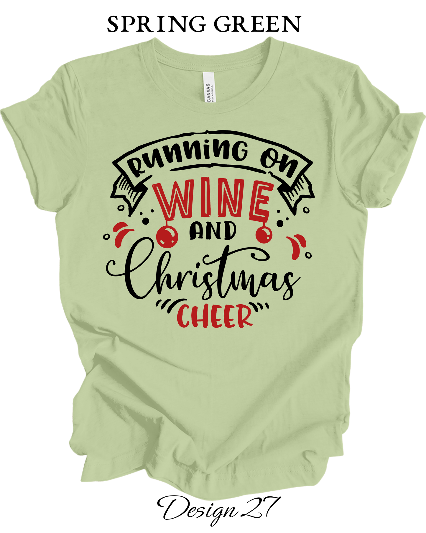 Custom Tee Unisex Crew Neck T-Shirts | Christmas Funny Drinking Inspired Tee