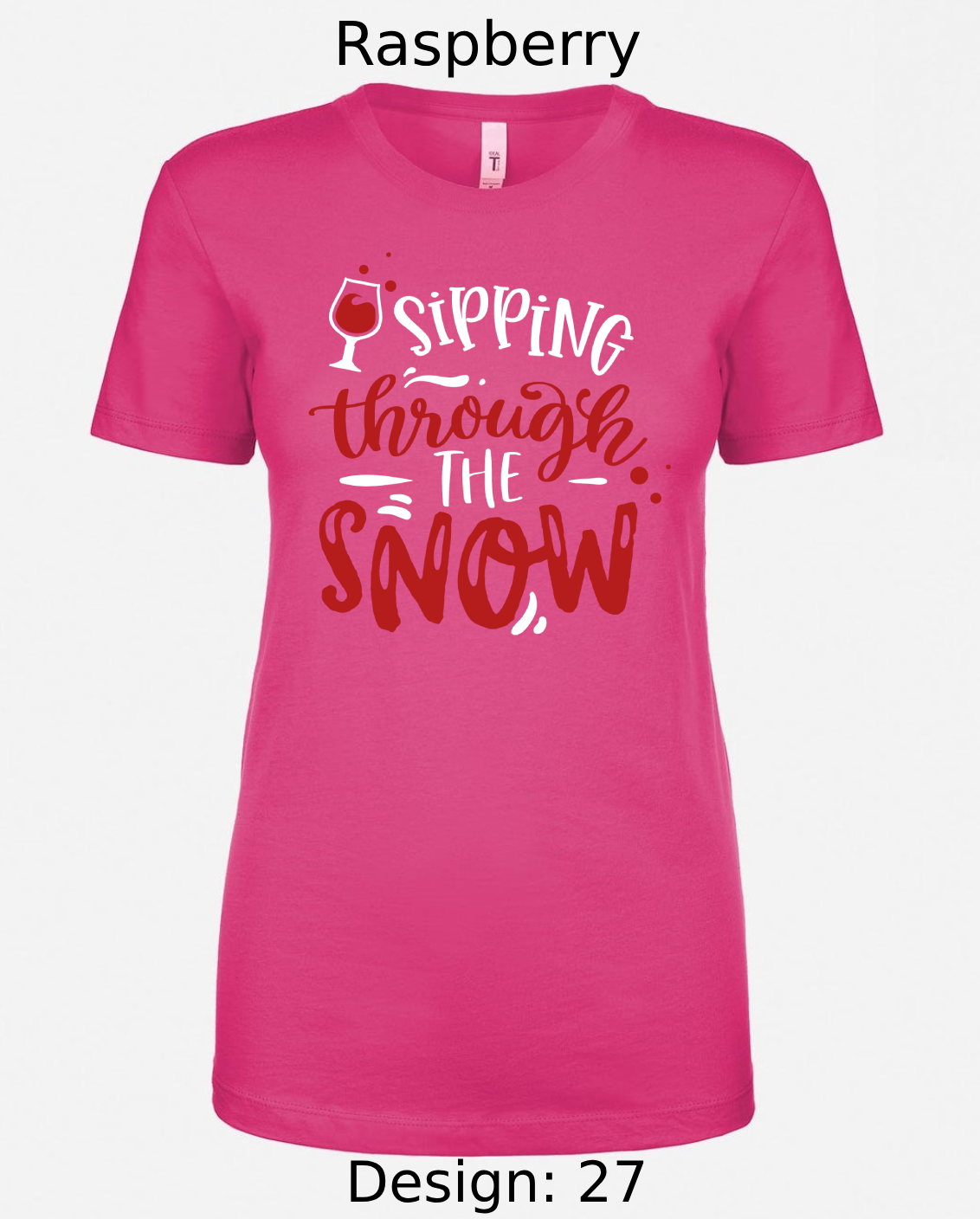 Shirts Women's Customized Tank Tops & Shirts | Christmas Funny Drinking Themed Tee