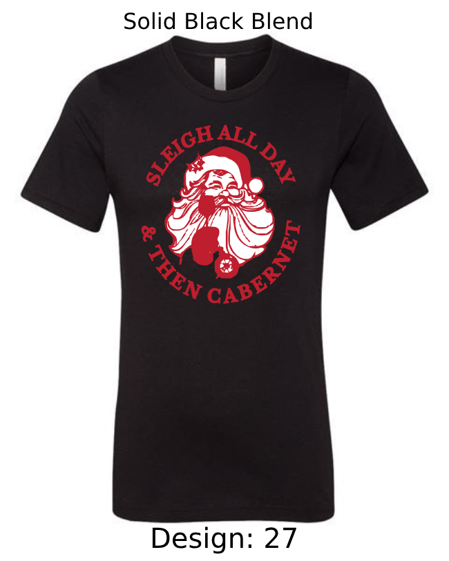 Shirts Men's Customized T-Shirts | Christmas Funny Drinking Themed Tee