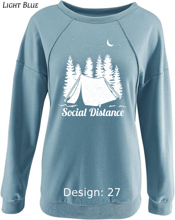 Sweatshirt Women's Camping Sweatshirt | Custom Sweatshirt
