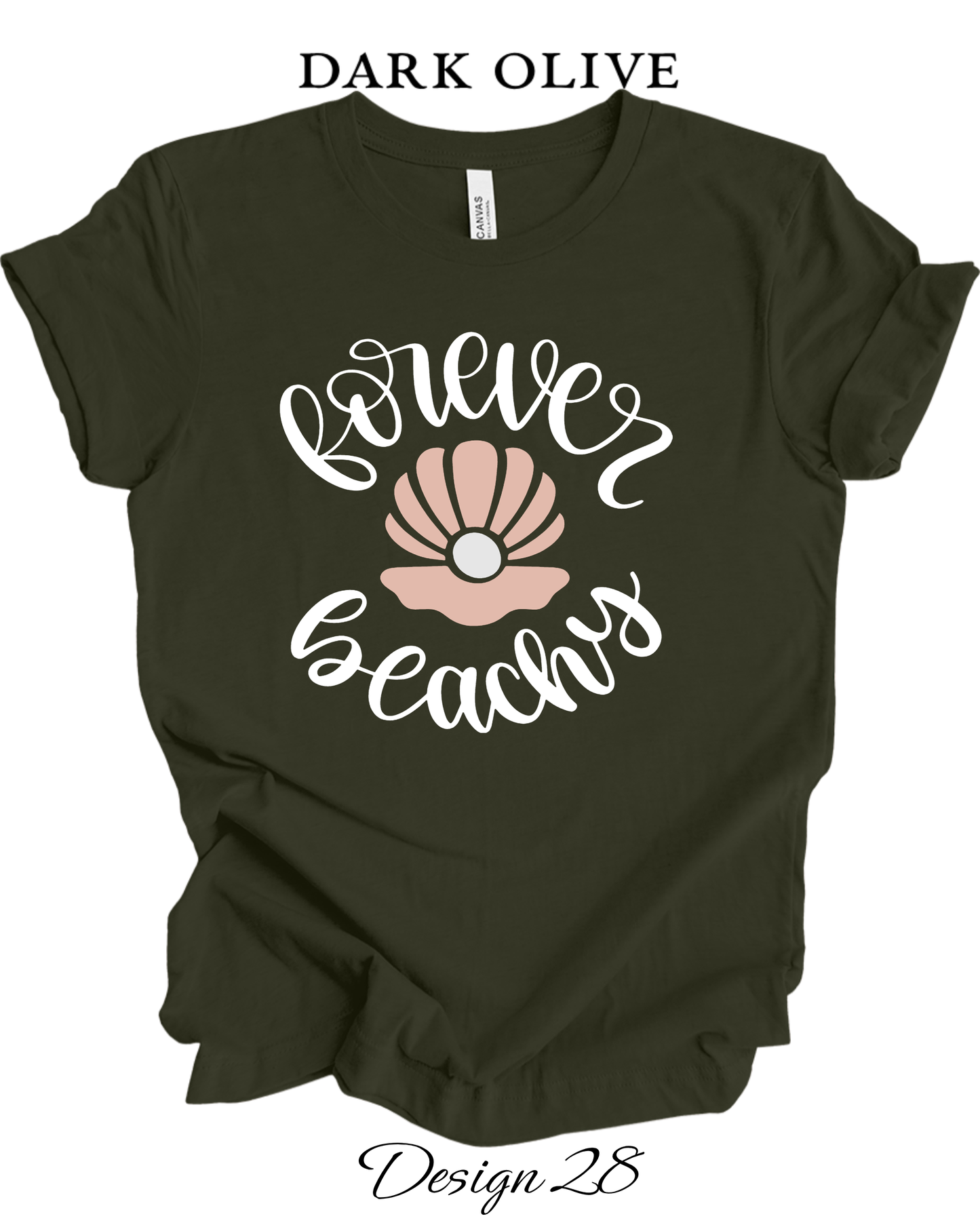 Custom Tee Unisex Crew Neck T-Shirts | Beach Inspired Tee