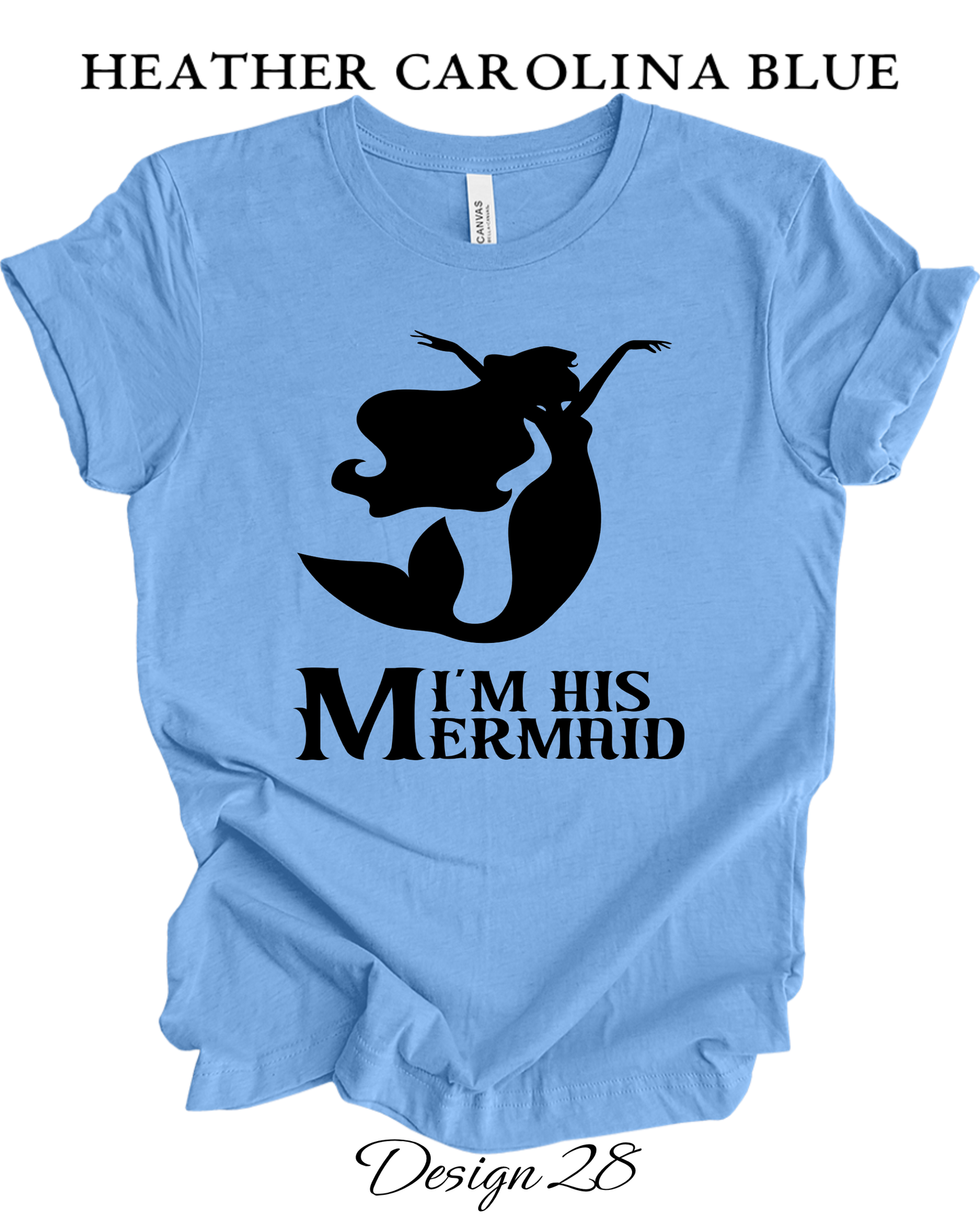 Custom Tee Unisex Crew Neck T-shirts | His & Hers Couples Matching Shirts