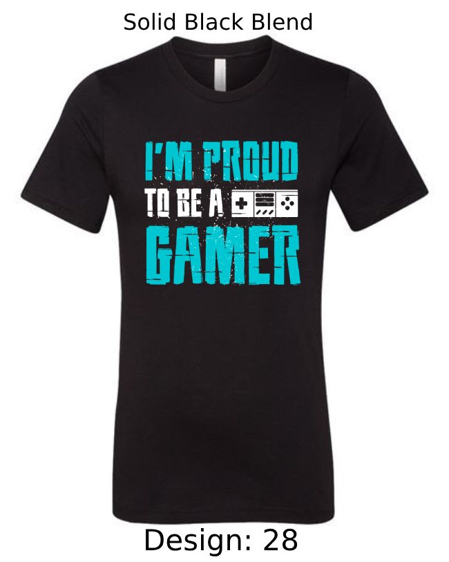 Shirts Men's Customized T-Shirts | Video Gaming Themed Tee