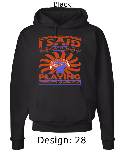 Unisex Video Gaming Hoodie Sweatshirt | Custom Hoodie