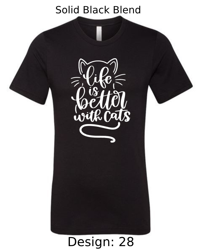 Shirts Men's Customized T-Shirts | Cat Themed Tee