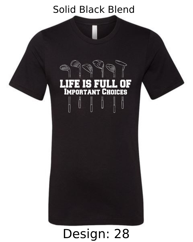Shirts Men's Customized T-Shirts | Golf Themed Tee