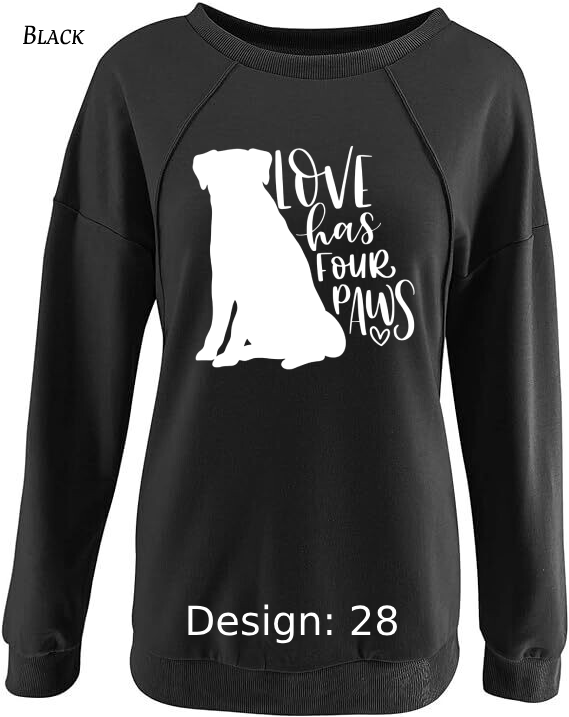 Sweatshirt Women's Dog Sweatshirt | Custom Sweatshirt
