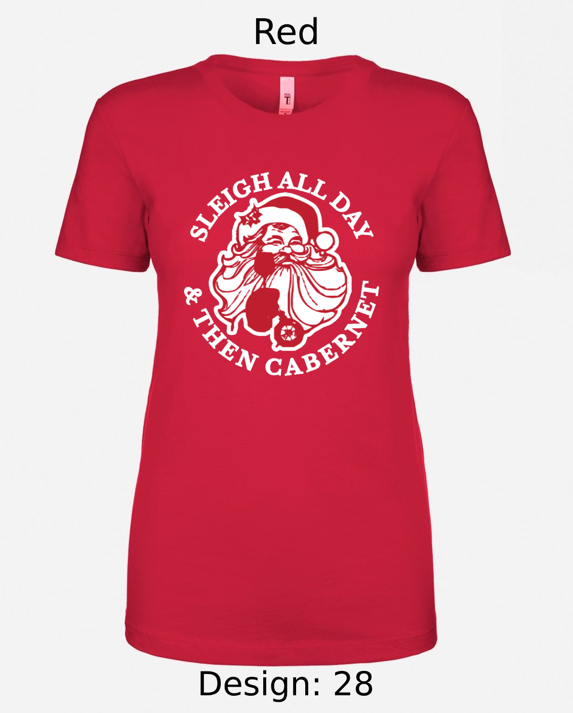 Shirts Women's Customized Tank Tops & Shirts | Christmas Funny Drinking Themed Tee