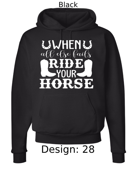 Unisex Country Cowboy Hoodie Sweatshirt | Custom Hoodie