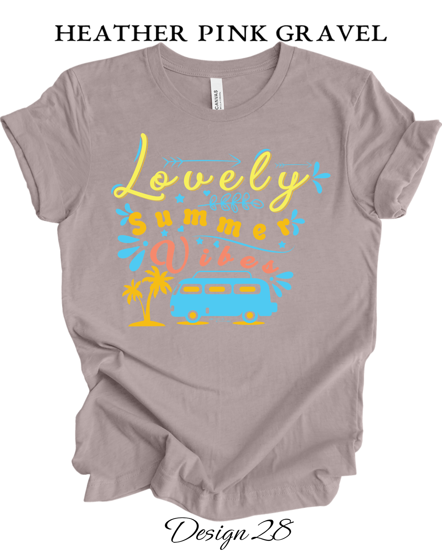 Custom Tee Unisex Crew Neck T-Shirts | Summer, Surfing, & Sunshine Inspired Tee