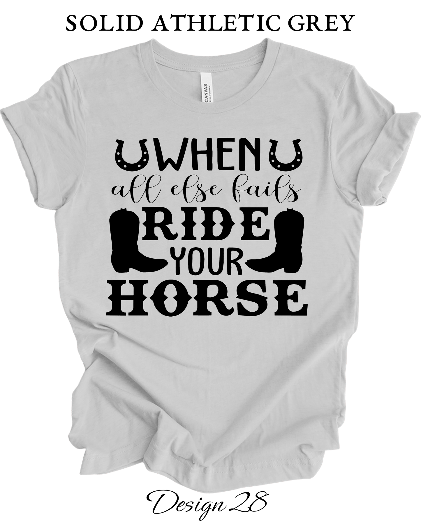 Custom Tee Unisex Crew Neck T-shirts | Country Cowboy Cowgirl Inspired Tee