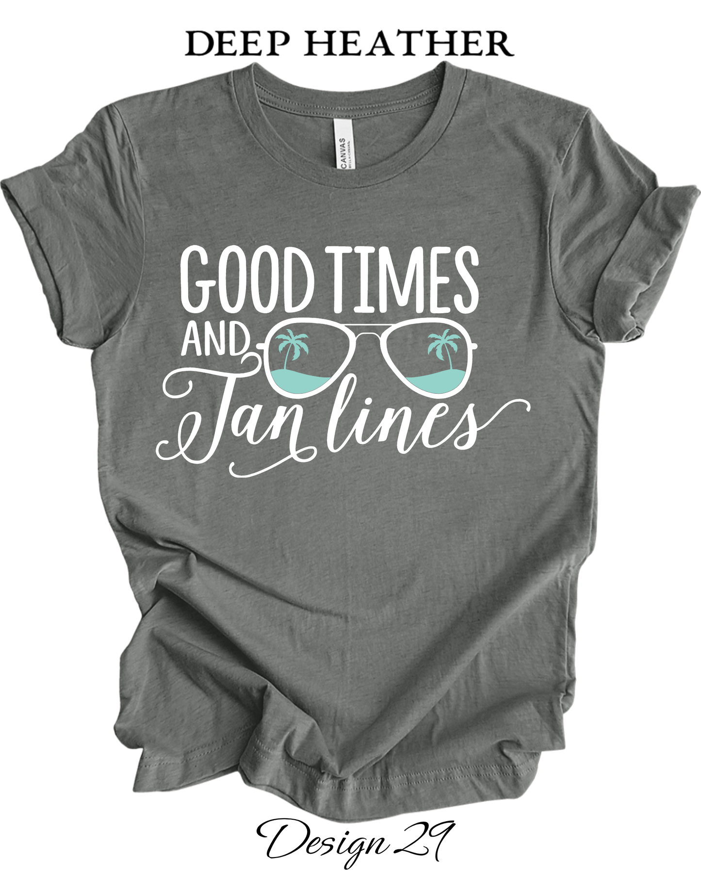 Custom Tee Unisex Crew Neck T-Shirts | Beach Inspired Tee