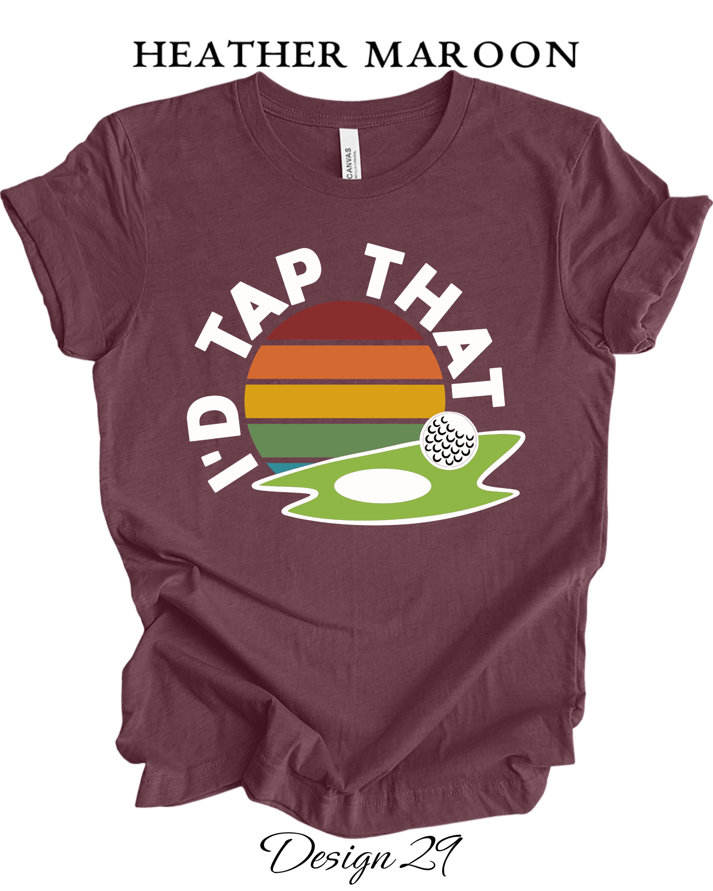 Custom Tee Unisex Crew Neck T-shirts | Golf Inspired Tees