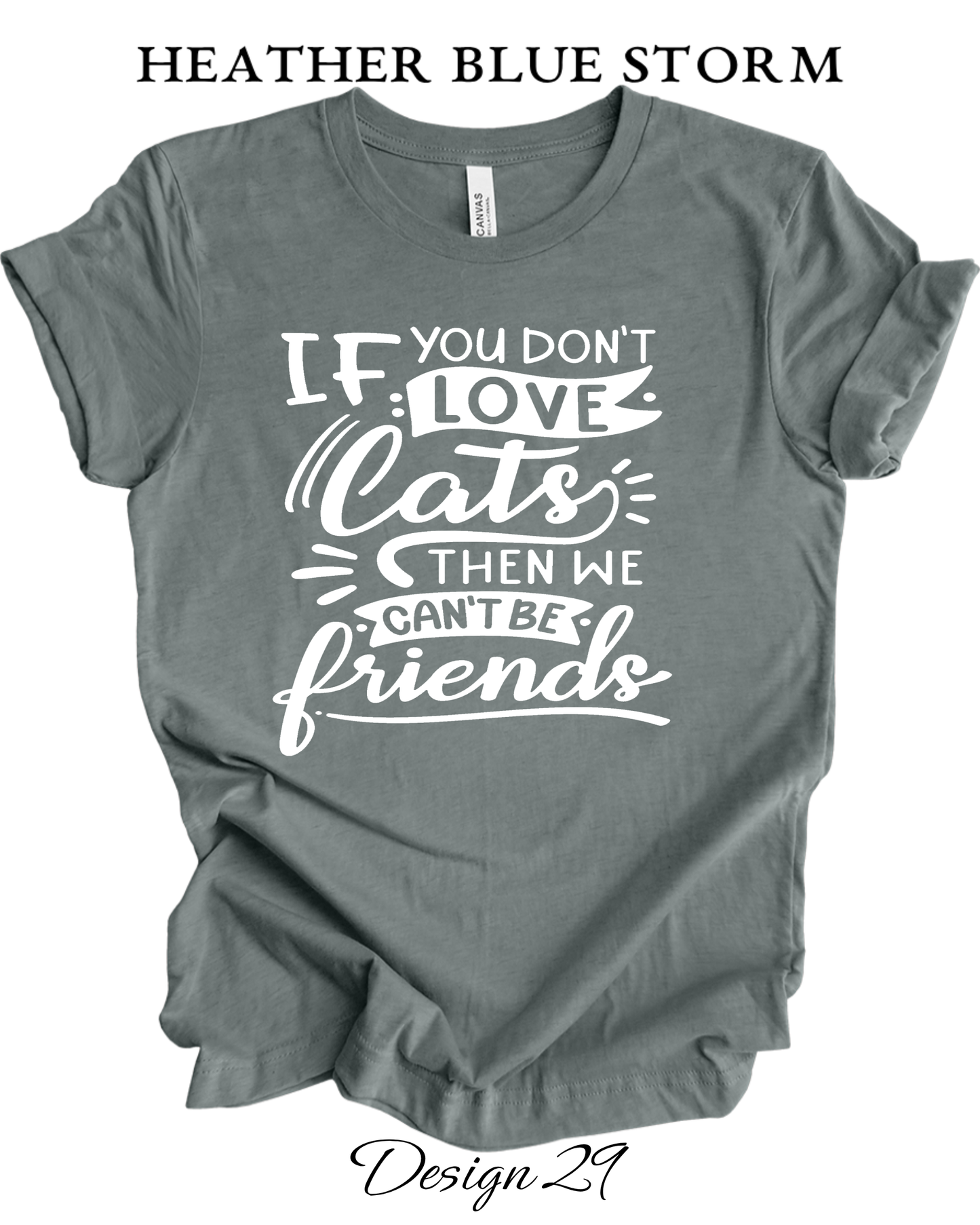 Custom Tee Unisex Crew Neck T-Shirts  | Cat Inspired Tee