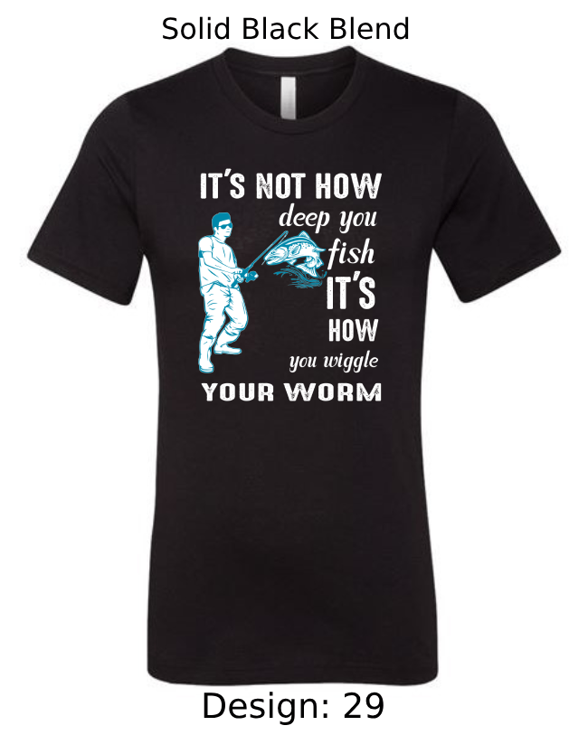 Shirts Men's Customized T-Shirts | Fishing Themed Tee