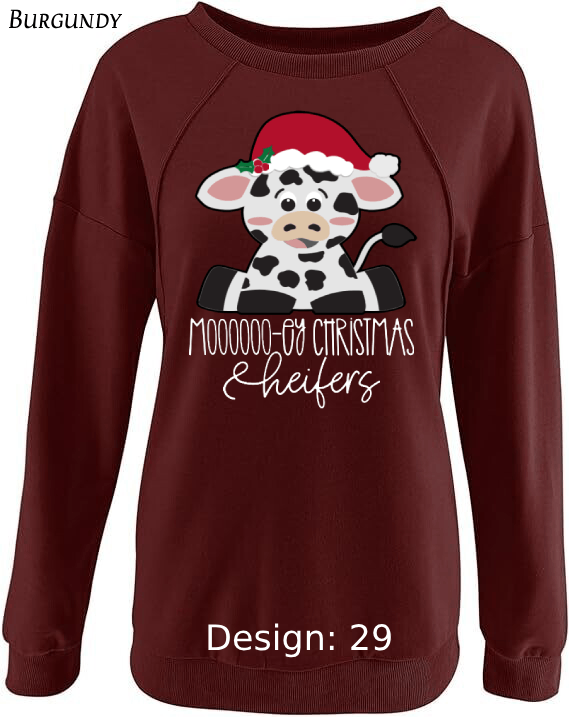 Sweatshirt Women's Christmas Funny & Cute Sweatshirt | Custom Sweatshirt