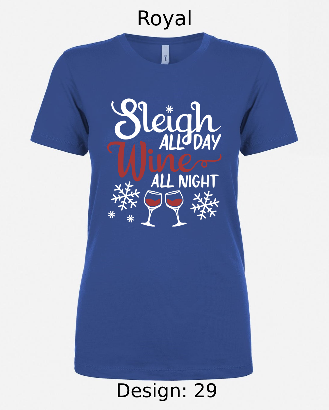 Shirts Women's Customized Tank Tops & Shirts | Christmas Funny Drinking Themed Tee