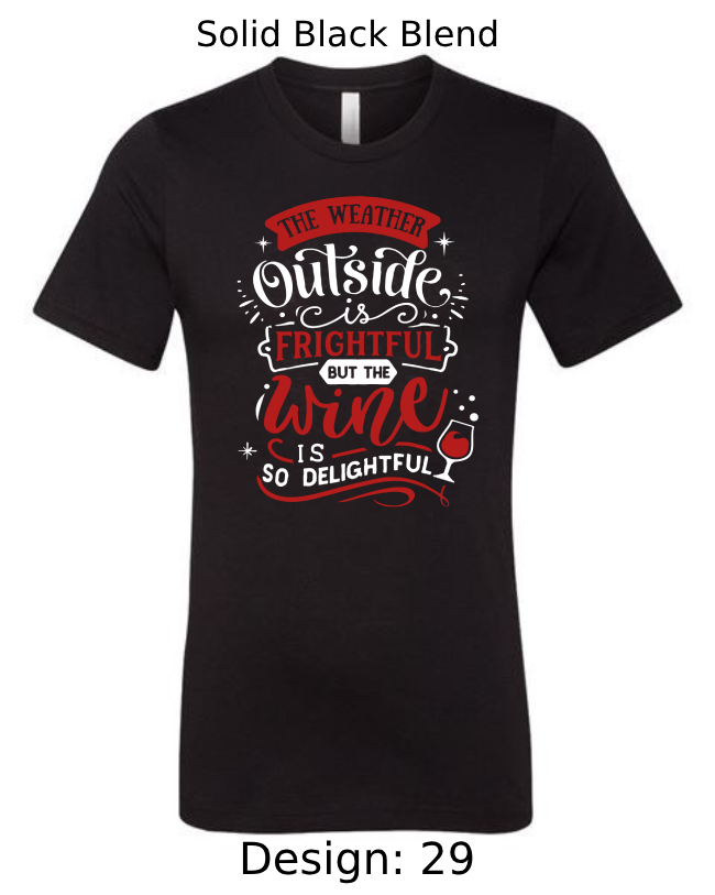 Shirts Men's Customized T-Shirts | Christmas Funny Drinking Themed Tee