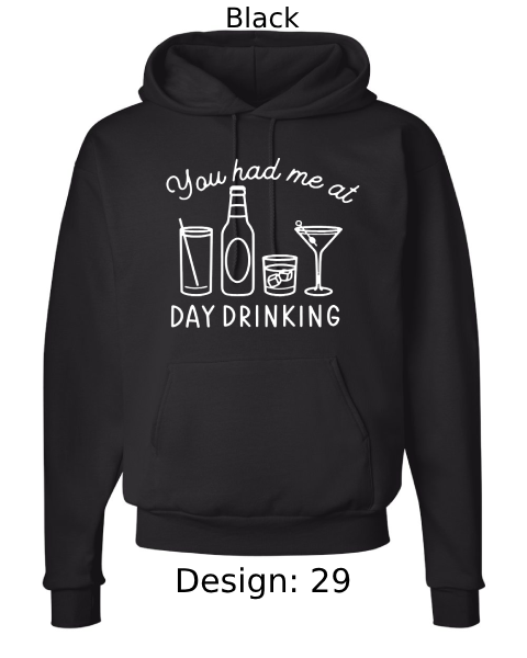Unisex Funny Alcohol Hoodie Sweatshirt | Custom Hoodie