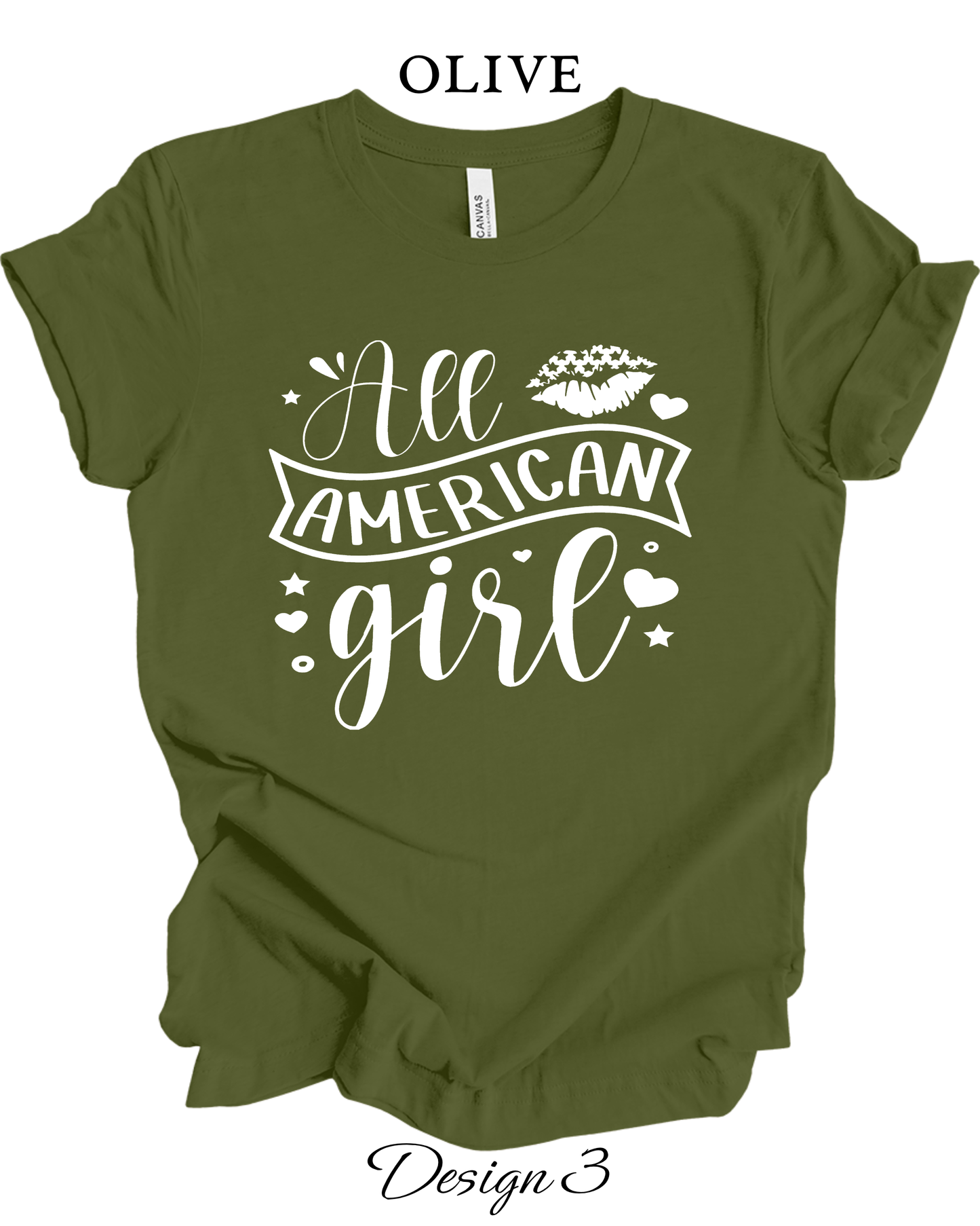 Custom Tee Unisex Crew Neck T-shirts | Patriotic Inspired Tee