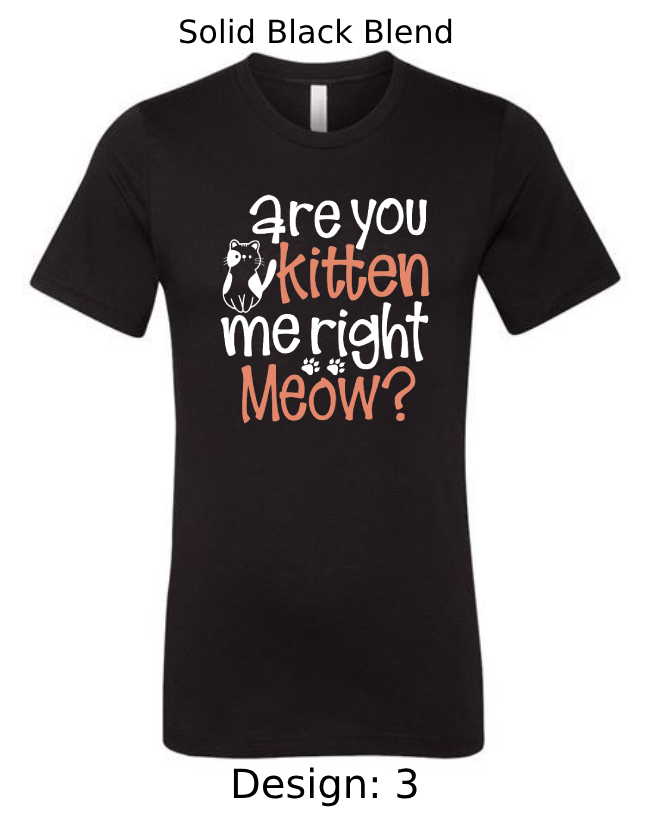 Shirts Men's Customized T-Shirts | Cat Themed Tee