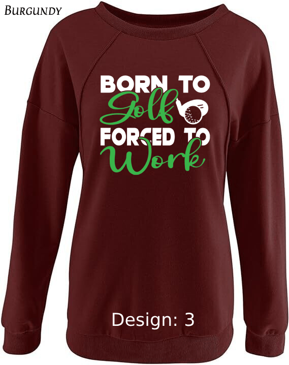 Sweatshirt Women's Golf Sweatshirt | Custom Sweatshirt
