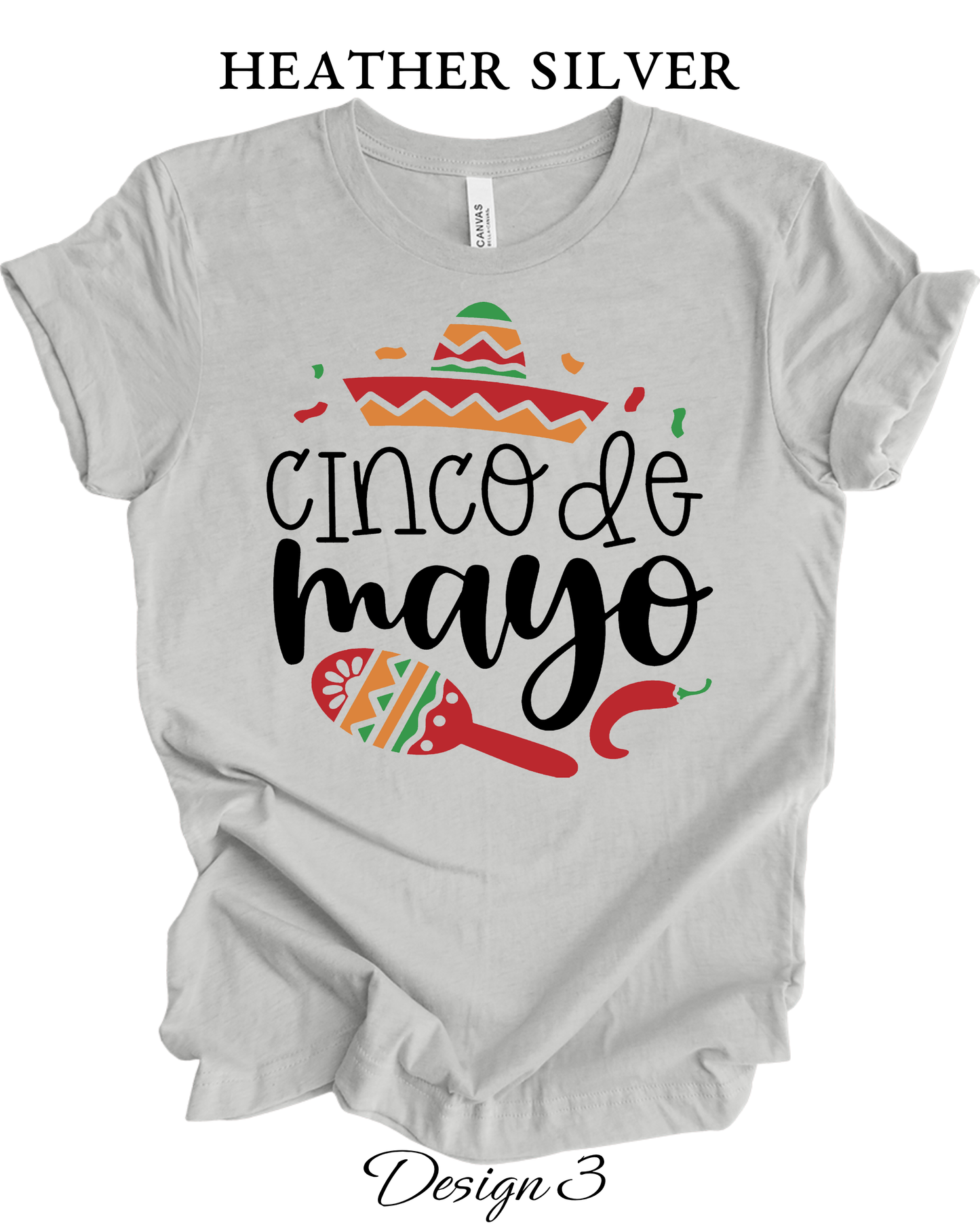 Custom Tee Unisex Crew Neck T-Shirts | Cinco de Mayo Inspired Tee