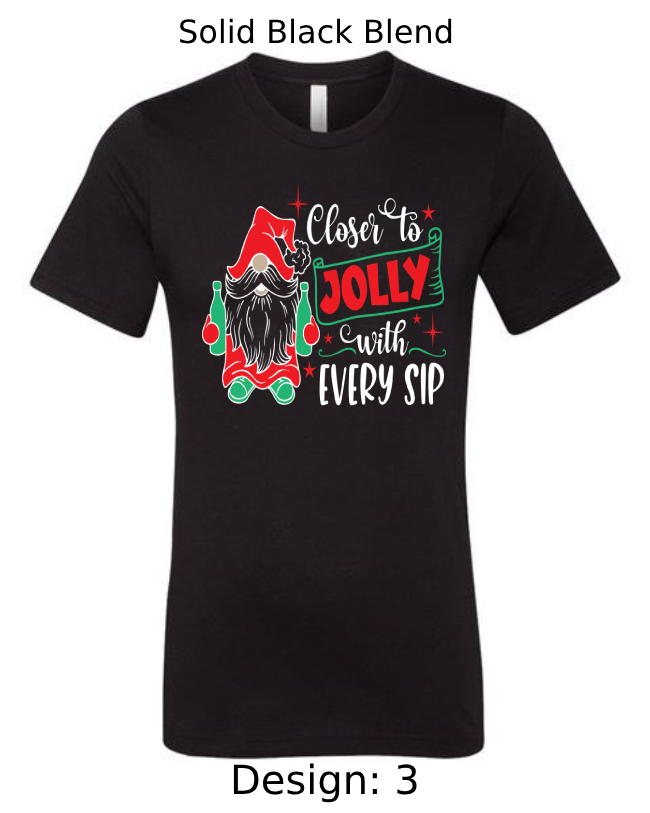 Shirts Men's Customized T-Shirts | Christmas Funny Drinking Themed Tee