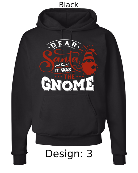 Unisex Christmas Funny Gnome Hoodie Sweatshirt | Custom Hoodie