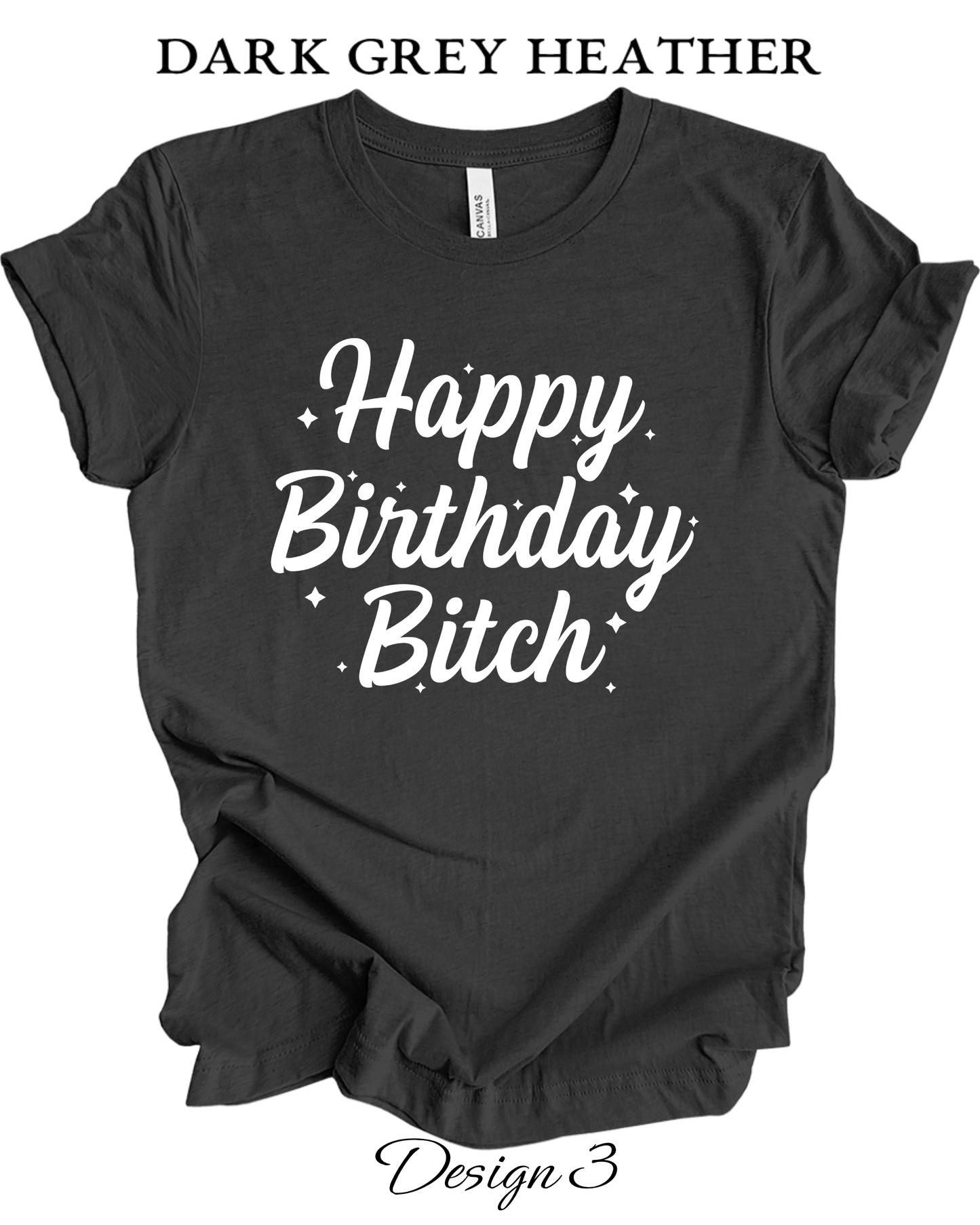 Custom Tee Unisex Crew Neck T-shirts | Birthday Inspired Tee