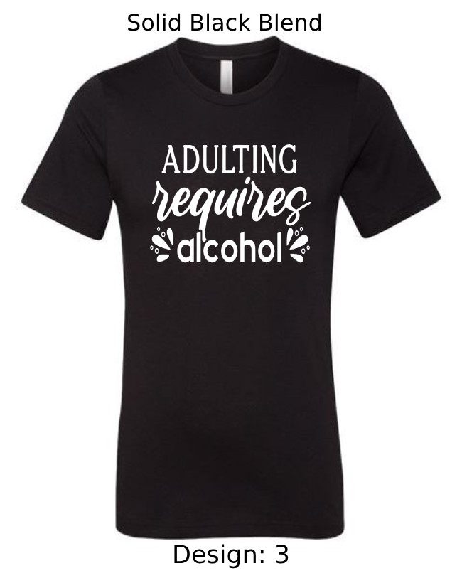 Shirts Men's Customized T-Shirts | Funny Alcohol Themed Tee
