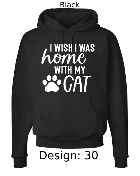 Unisex Cat Hoodie Sweatshirt | Custom Hoodie