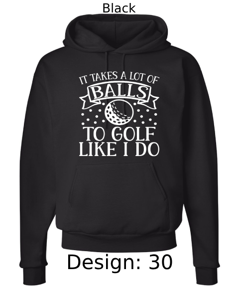 Unisex Golf Hoodie Sweatshirt | Custom Hoodie
