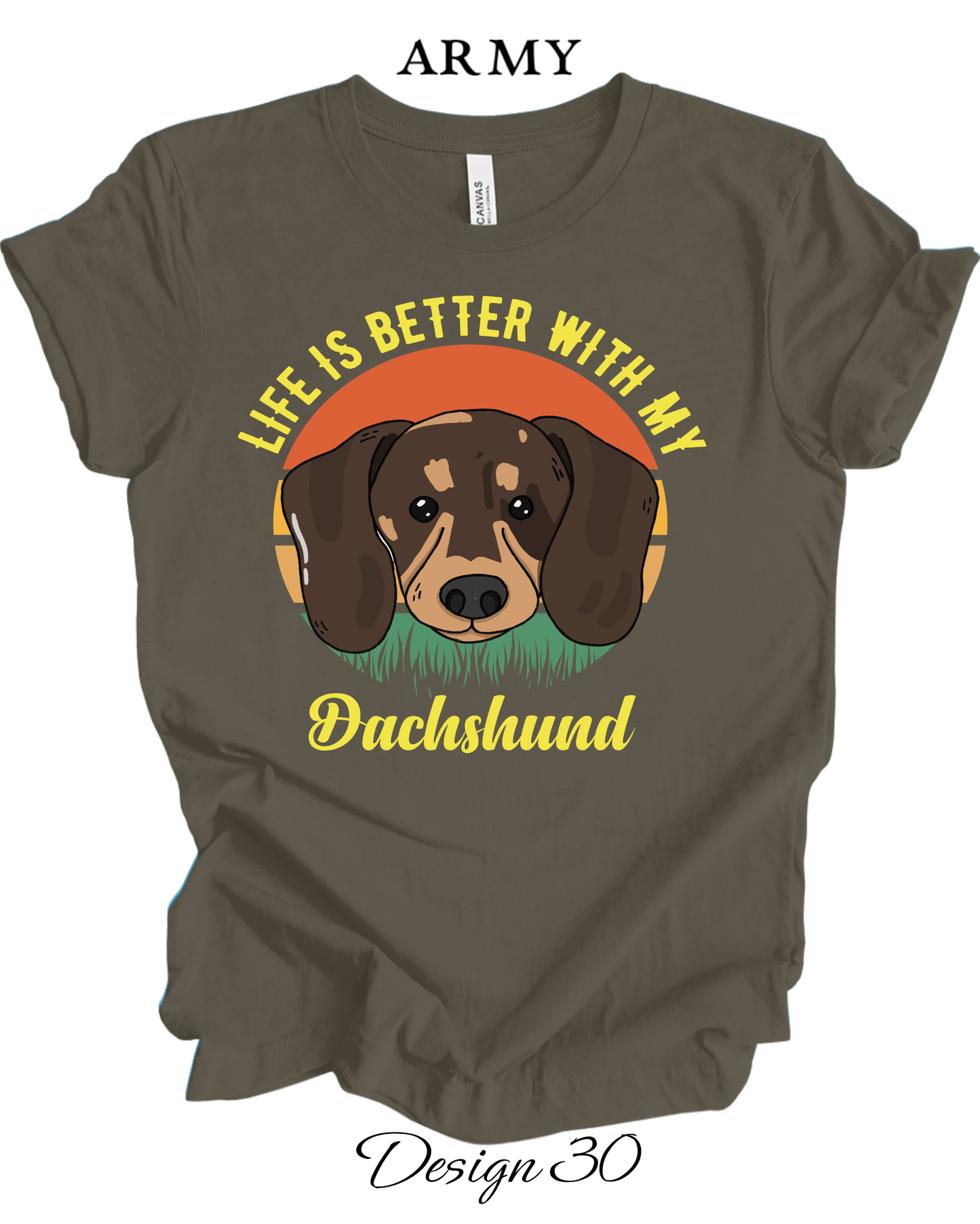 Custom Tee Unisex Crew Neck T-shirts | Dog Inspired Tee