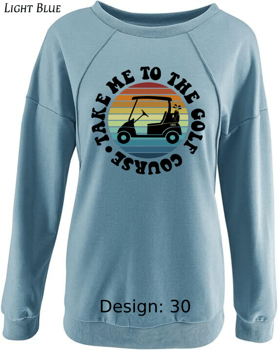 Sweatshirt Women's Golf Sweatshirt | Custom Sweatshirt