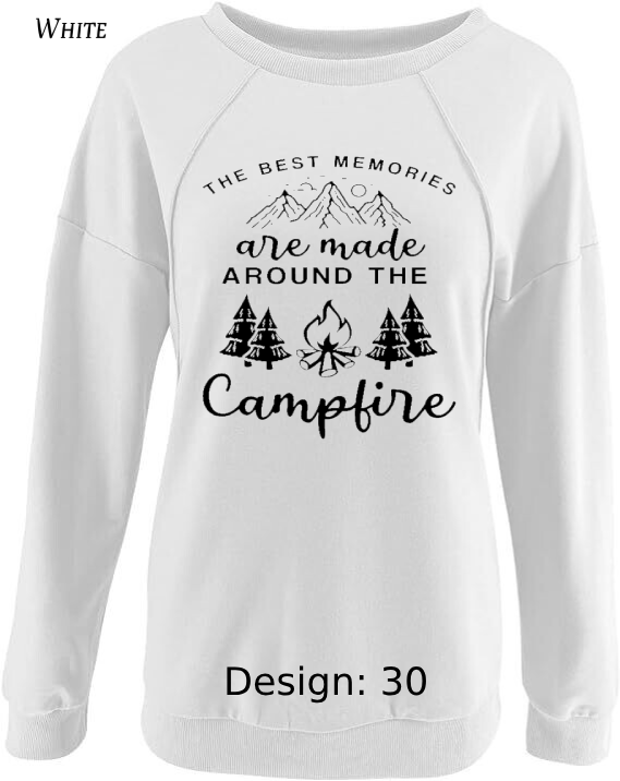 Sweatshirt Women's Camping Sweatshirt | Custom Sweatshirt