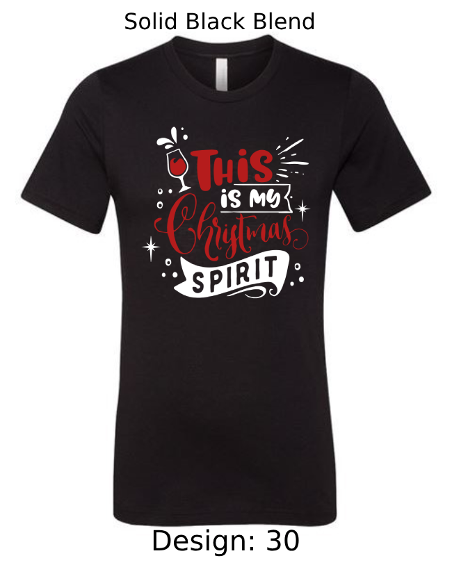 Shirts Men's Customized T-Shirts | Christmas Funny Drinking Themed Tee