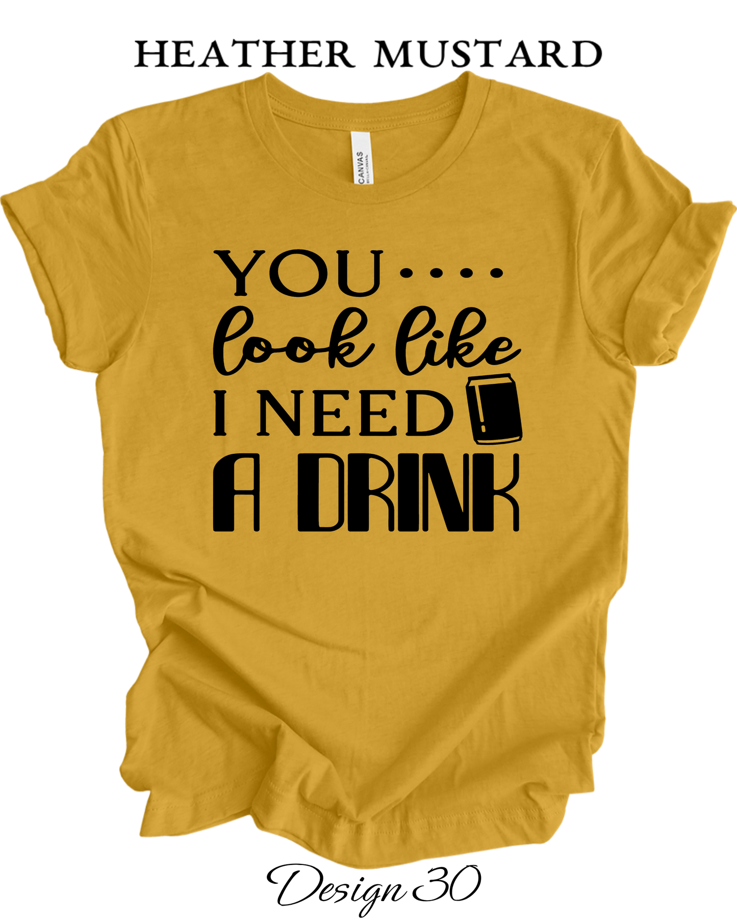 Custom Tee Unisex Crew Neck T-Shirts | Funny Alcohol Inspired Tee