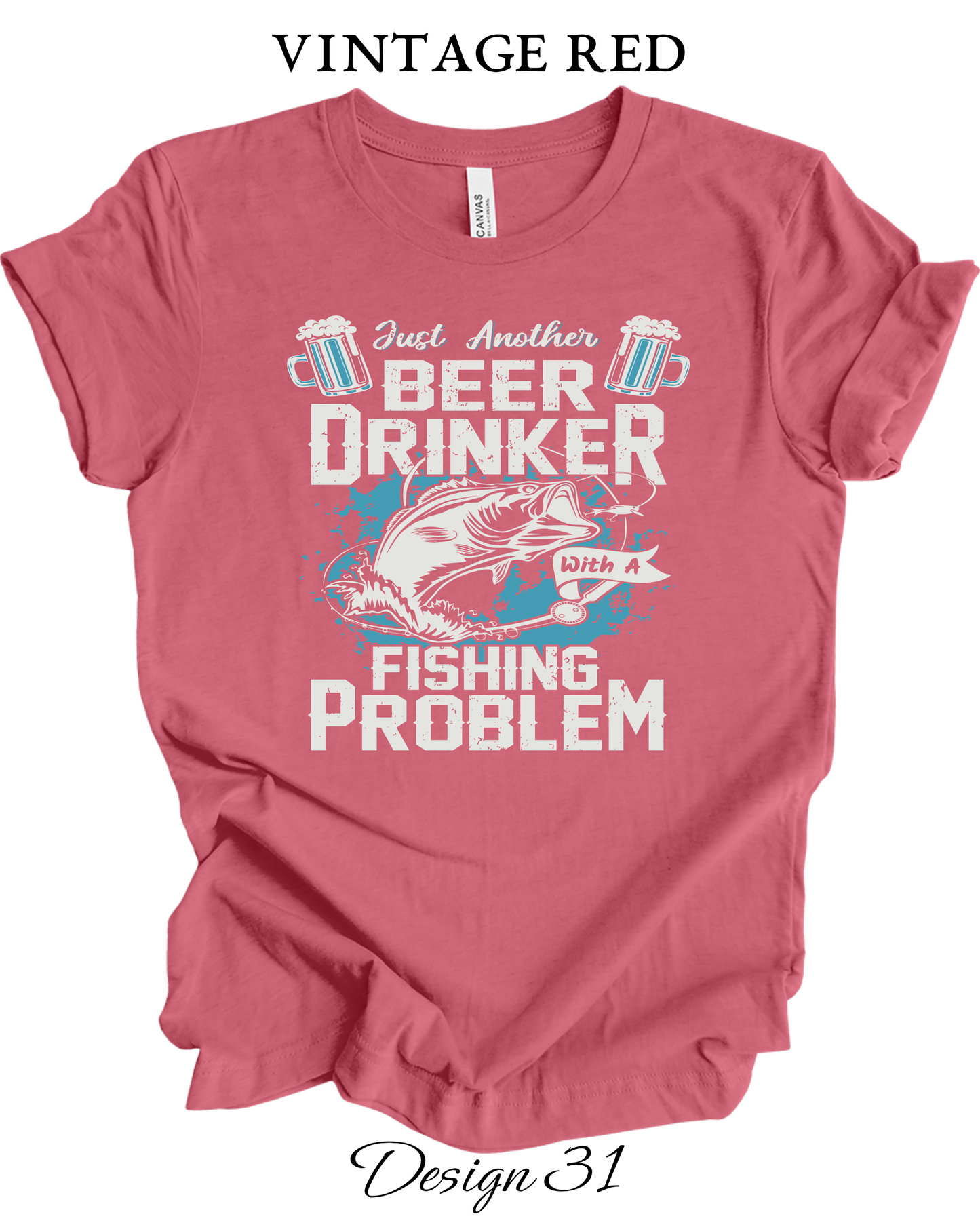 Custom Tee Unisex Crew Neck T-Shirts | Fishing Inspired Tees