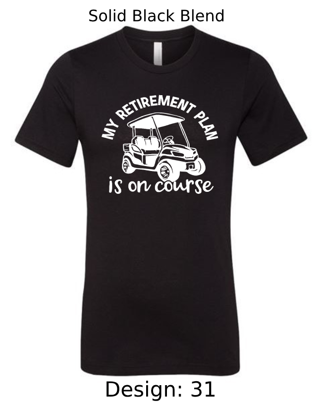 Shirts Men's Customized T-Shirts | Golf Themed Tee